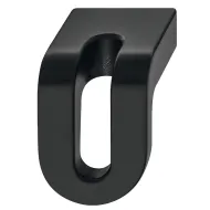 Rankenėlė vieno taško, H2165 35x29mm, matinės juodos spalvos