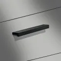 Furniture handle, Finger pull handle, aluminium