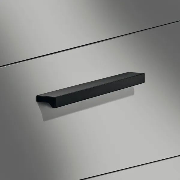 Furniture handle, Finger pull handle, aluminium
