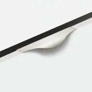 Profilio rankenėlė prisukama 64054 CC128mm, L200mm, šlifuotos bronzos spalva