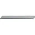 Furniture handle, Aluminium, handle can also be installed across the entire width of the cabinet