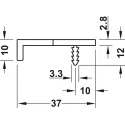 Handle profile, Aluminium