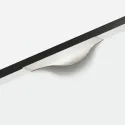 Profilio rankenėlė prisukama 64054 CC256mm, L350mm, šlifuoto nerūdijančio plieno spalva
