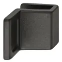 Rankenėlė stiklo durelėms 28x20x20mm, juoda