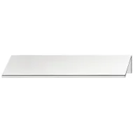 Furniture handle, Edge pull handle, aluminium
