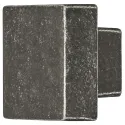 Rankenėlė vieno taško 30x30mm, H22mm, sendinto alavo spalva