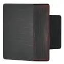 Rankenėlė vieno taško 30x30mm, H22mm, šlifuotos bronzos spalva