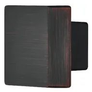 Rankenėlė vieno taško 30x30mm, H22mm, šlifuotos bronzos spalva