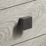 Rankenėlė vieno taško 30x30mm, H22mm, sendinto sidabro spalva