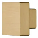 Rankenėlė vieno taško 30x30mm, H22mm, šlifuoto žalvario spalva