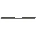 Furniture handle, Finger pull handle, aluminium 