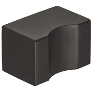 Rankenėlė 20210, vieno taško, 25x25mm, H30mm, matinė juoda spalva