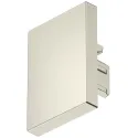 Dangteliai LED profiliui 2103 nerūdijančio plieno spalva