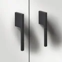 Furniture handle, Finger pull handle, aluminium 
