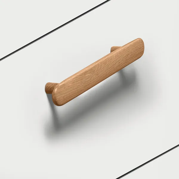 Rankenėlė medinė 91670 CC160mm, L224mm, juoda