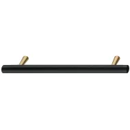 Rankenėlė medinė 91677 CC224mm, L282mm, juoda/žalvaris