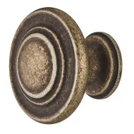 Rankenėlė vieno taško Ø34mm, H25mm, sendintos bronzos spalva