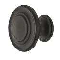 Rankenėlė vieno taško Ø34mm, H25mm, matinės juodos spalva