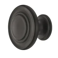 Rankenėlė vieno taško Ø34mm, H25mm, matinės juodos spalva
