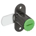 Cam lock, Häfele Symo, with screw-on plate, straight locking cam