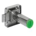 Deadbolt rim lock, Häfele Symo, with extended cylinder housing, backset 25mm