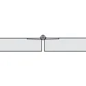 Flap hinge, Opening angle 270°