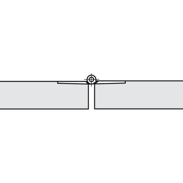 Flap hinge, Opening angle 270°