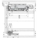 SDS Slido F-Flush51 60A medinėms durims su švelniu uždarymu, atidarymas į kairę