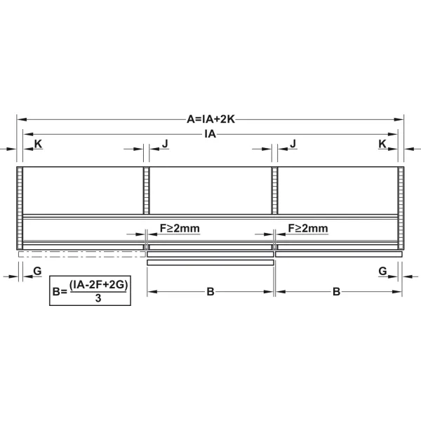 SDS Slido F-Flush51 60A medinėms durims su švelniu uždarymu, atidarymas į kairę