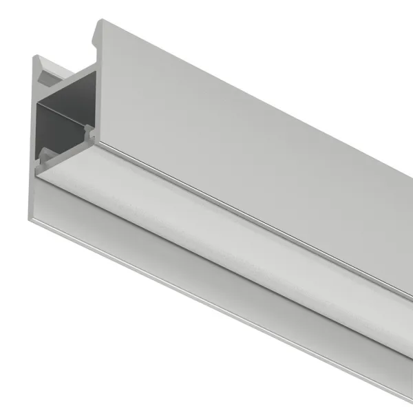 Profilis LED išorinis 2104 aliuminis L3000mm, matinis chromas