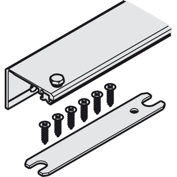 Connector profile, For 1 pivot sliding door