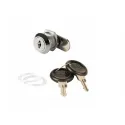 Cam lock 1916, 90°, straight cam, key to differ, chrome plated