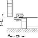 Wooden pivot sliding doors, Hawa Concepta 40, set