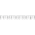 SDS HAWA CONCEPTA 50 medinėms 1 durims H2301-2850mm,