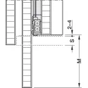 Pivot sliding door fitting, Hawa Concepta III 25 Push