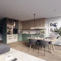 Pivot sliding door fitting, Hawa Concepta III 35 Push
