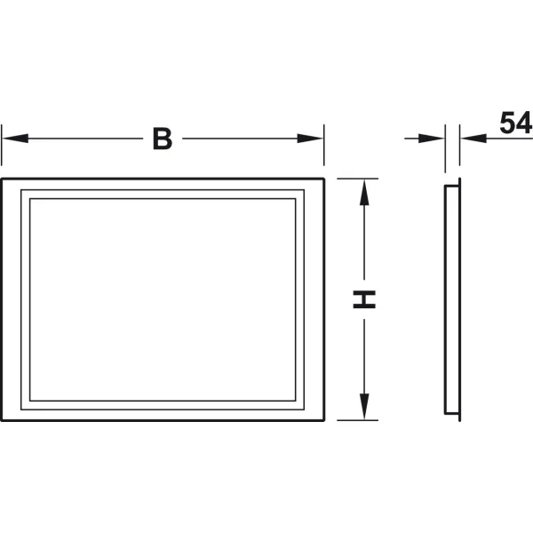 Häfele Aquasys Bathroom mirror, Häfele Aquasys, multi-functional