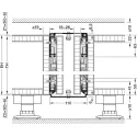 SDS HAWA CONCEPTA 3 Pull 35 medinėms 1 durims R H1900-2700mm,