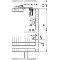 SDS HAWA FOLDING CONCEPTA 25kg H1851-2600mm, medinėms dviguboms sulankstomoms durims