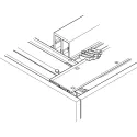 SDS HAWA FOLDING CONCEPTA 25kg H1851-2600mm, medinėms dviguboms sulankstomoms durims