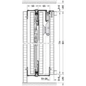 SDS HAWA FOLDING CONCEPTA 25kg H1851-2600mm, medinėms dviguboms sulankstomoms durims
