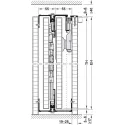 SDS HAWA FOLDING CONCEPTA 25kg H1851-2600mm, medinėms dviguboms sulankstomoms durims