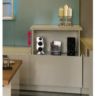 Lift system, Double scissor mechanism, load bearing capacity 80kg
