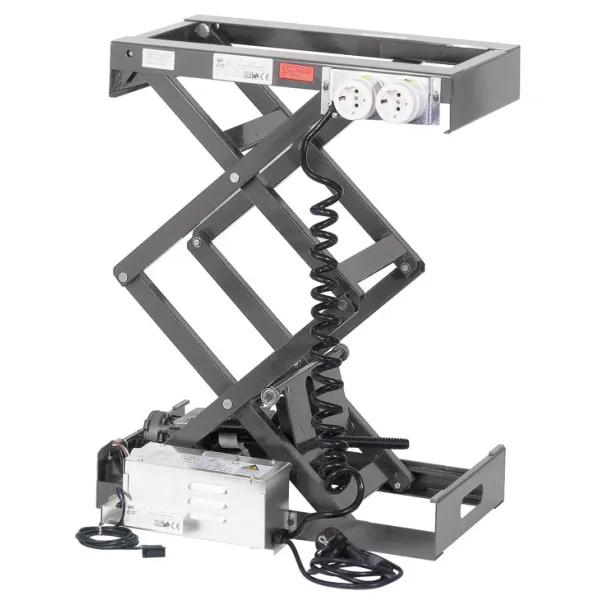 Lift system, Double scissor mechanism, load bearing capacity 80kg