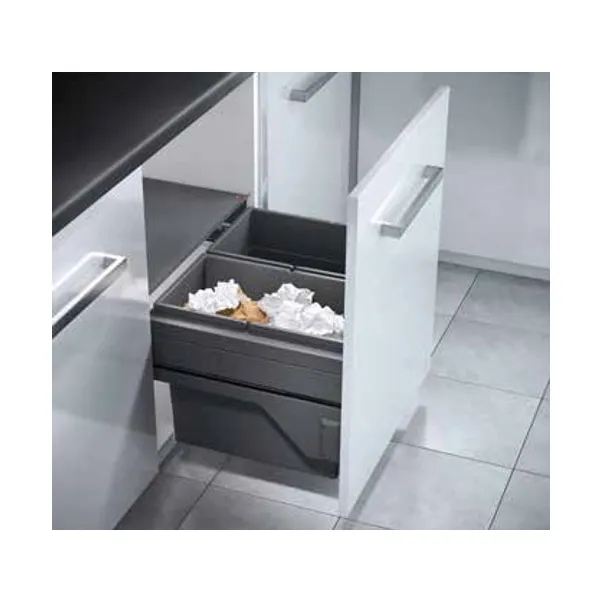 Two compartment waste bin, Hailo Cargo