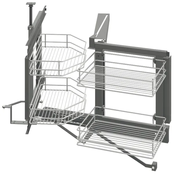 Pull out and turn for corner cabinets, Häfele