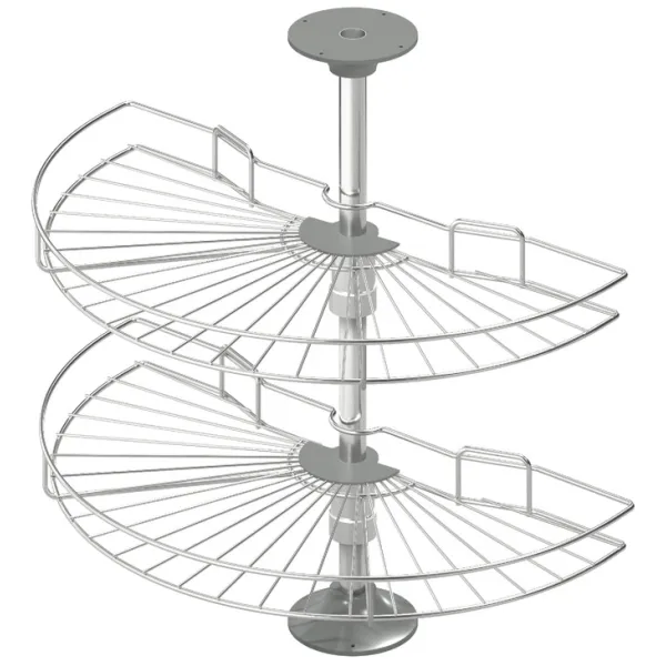 Half circle carousel fitting, Häfele, for corner cabinets, with baskets