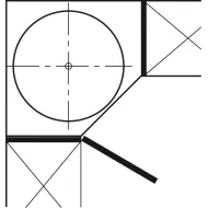 Full circle carousel fitting, Häfele, for corner cabinets, with baskets