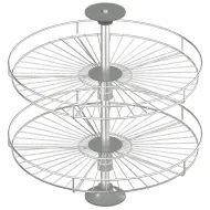 Full circle carousel fitting, Häfele, for corner cabinets, with baskets