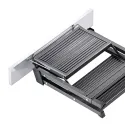 Plinth bracket, Steel, for hooking into Hailo Step-Fix step stool